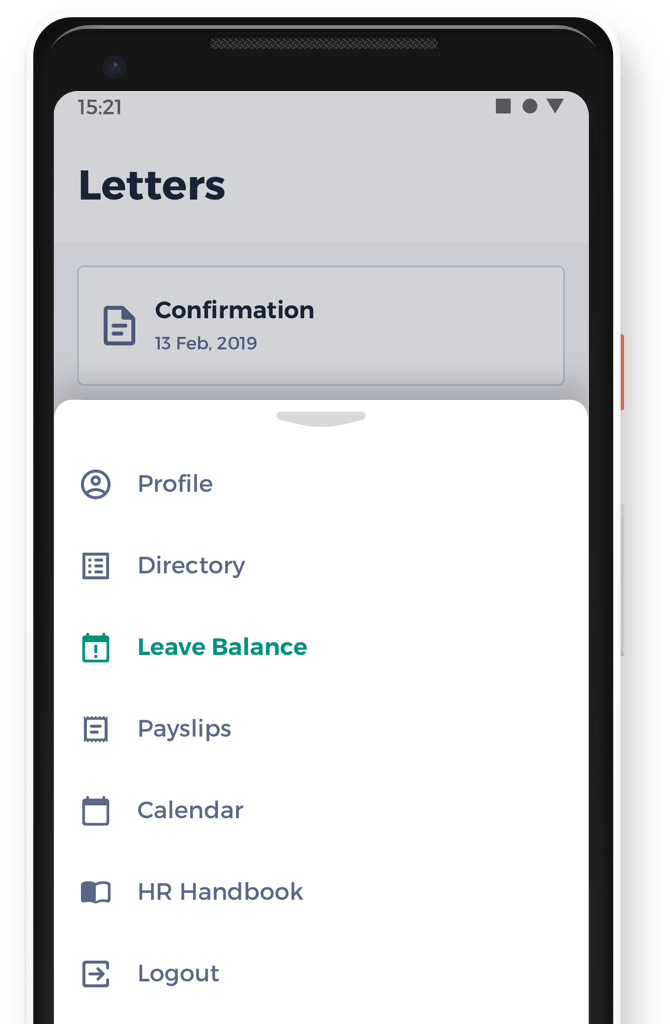 Mobileapp Menu