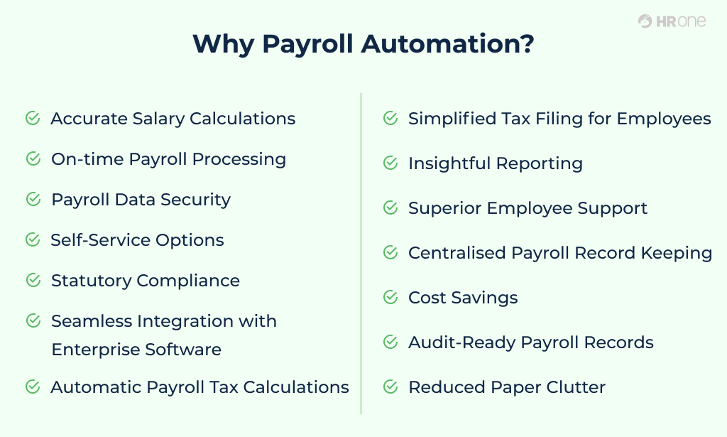Payroll Automation Benefits
