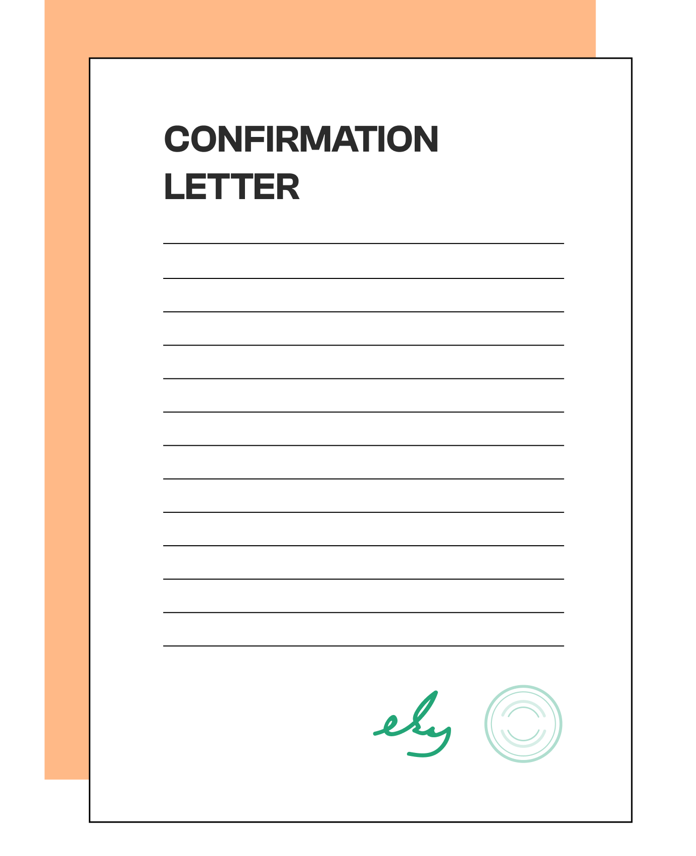 Confirmation letter