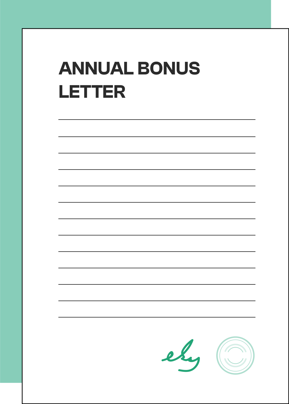 Annual Bonus Letter Format & Generator Tool | HROne