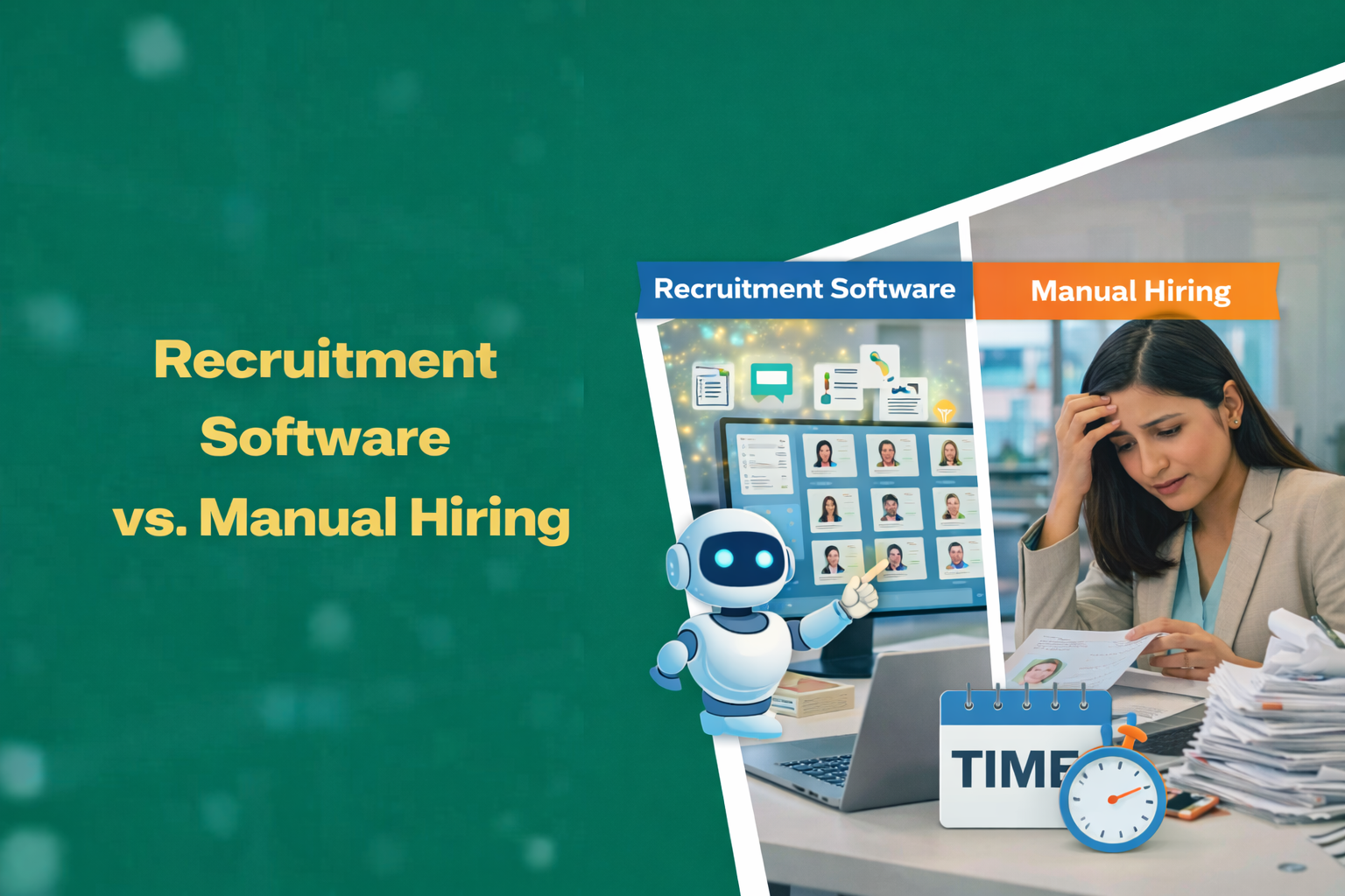 Recruitment Software vs. Manual Hiring: What Growing Companies Must Know