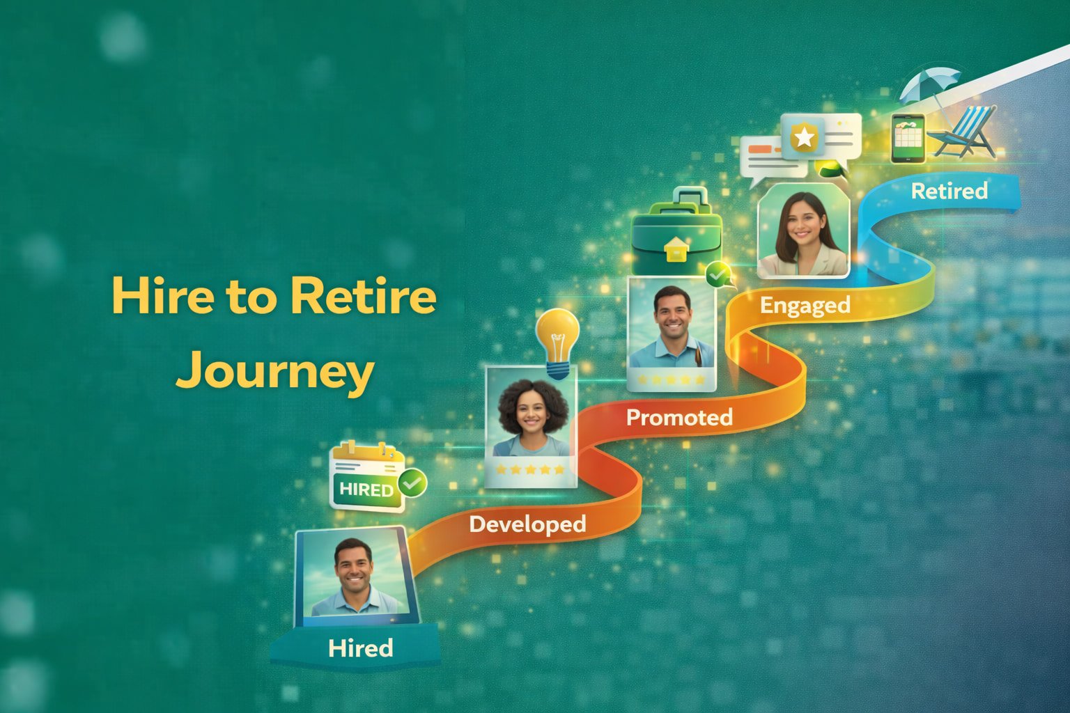How Intelligent HRMS Solutions Transform the Hire to Retire Journey