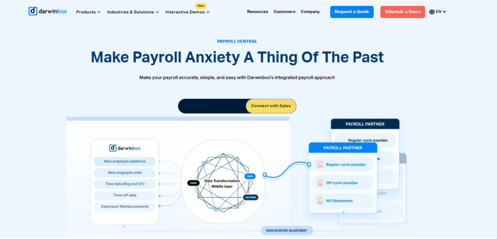 Darwinbox Payroll Interface Showing Multi-Entity Hcm Modules Evaluated For Indian Enterprise Compliance In 2026.