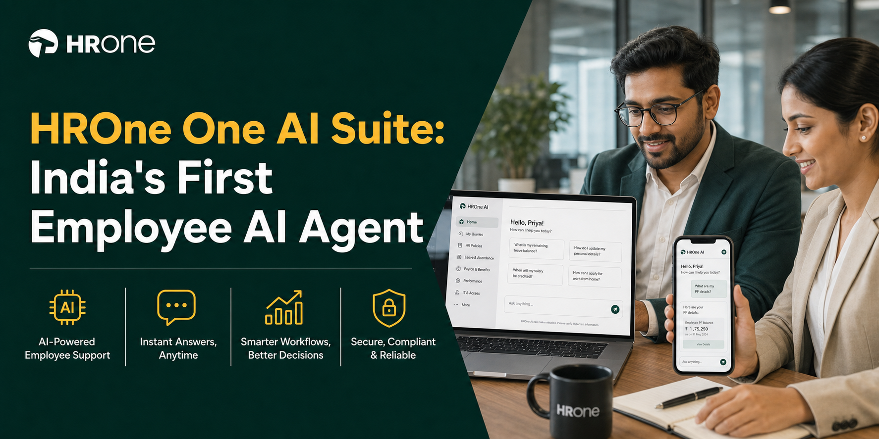 Hrone One Ai Suite: India’S First Employee Ai Agent — What It Does &Amp; Why It Matters