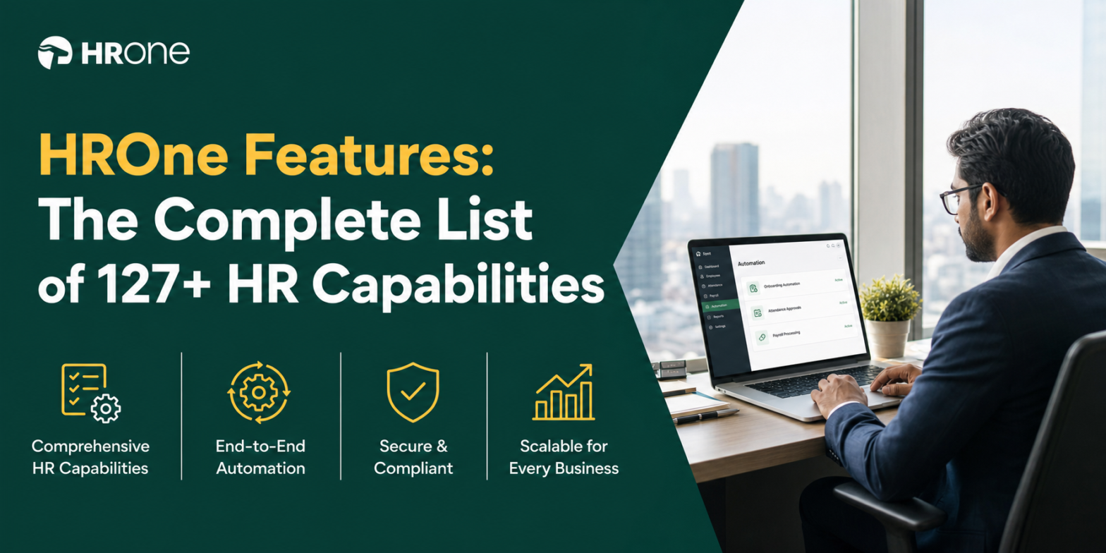 HROne Features: The Complete List of 127+ HR Automation Capabilities