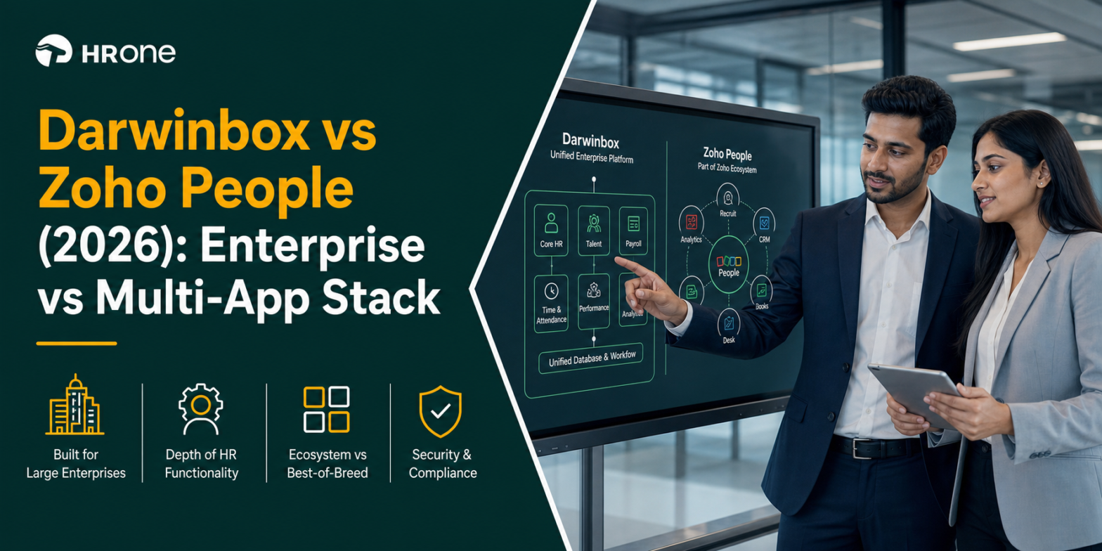 Darwinbox vs Zoho People (2026): Enterprise HCM vs Multi-App Stack for India