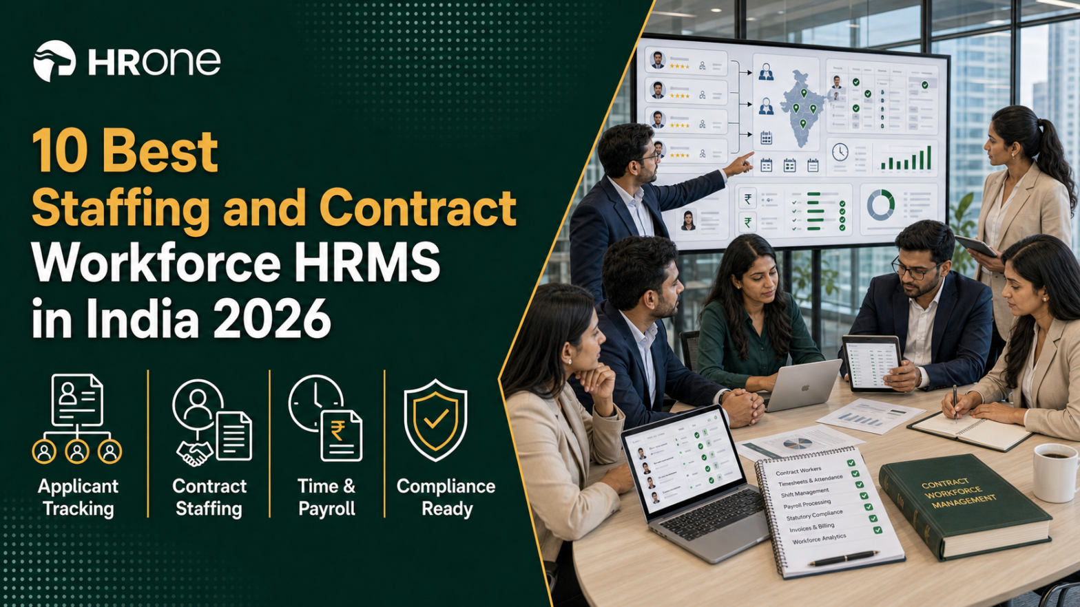 10 Best HR Software For Staffing Agencies & Contract Workforce In India 2026