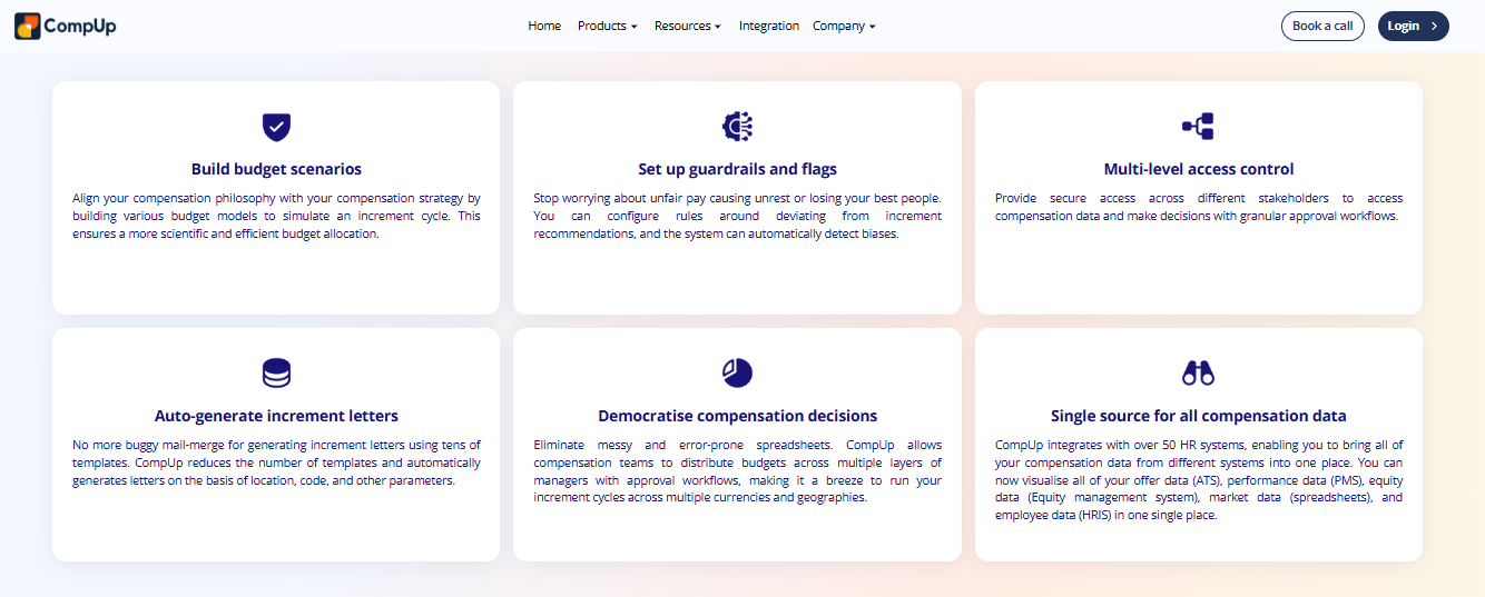 Compup Feature Grid Covering Budget Scenarios, Bias Guardrails, Access Control And Automated Increment Letters