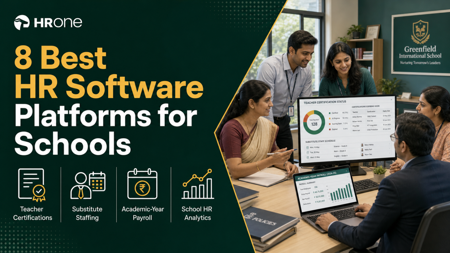 8 Best HR Software Platforms for Schools: Certifications, Substitutes & Academic-Year Payroll