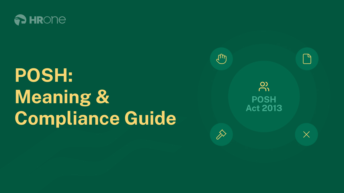 Posh Full Form: Meaning, Posh Act 2013, Policy &Amp; Compliance Guide